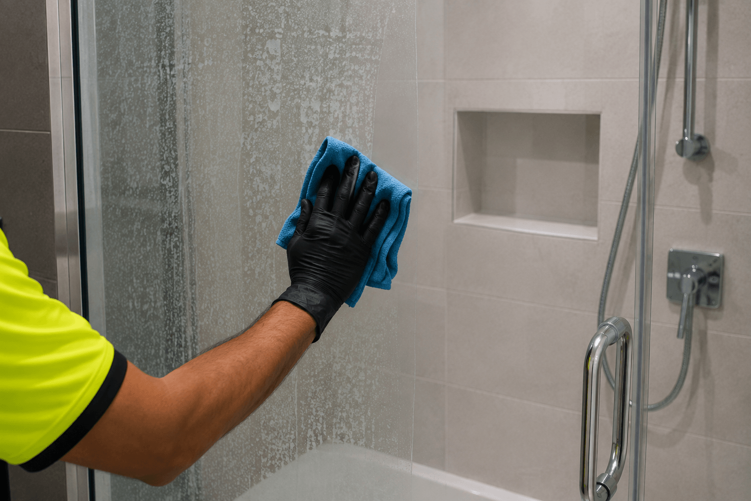 shower-glass-water-stain-removal-auckland